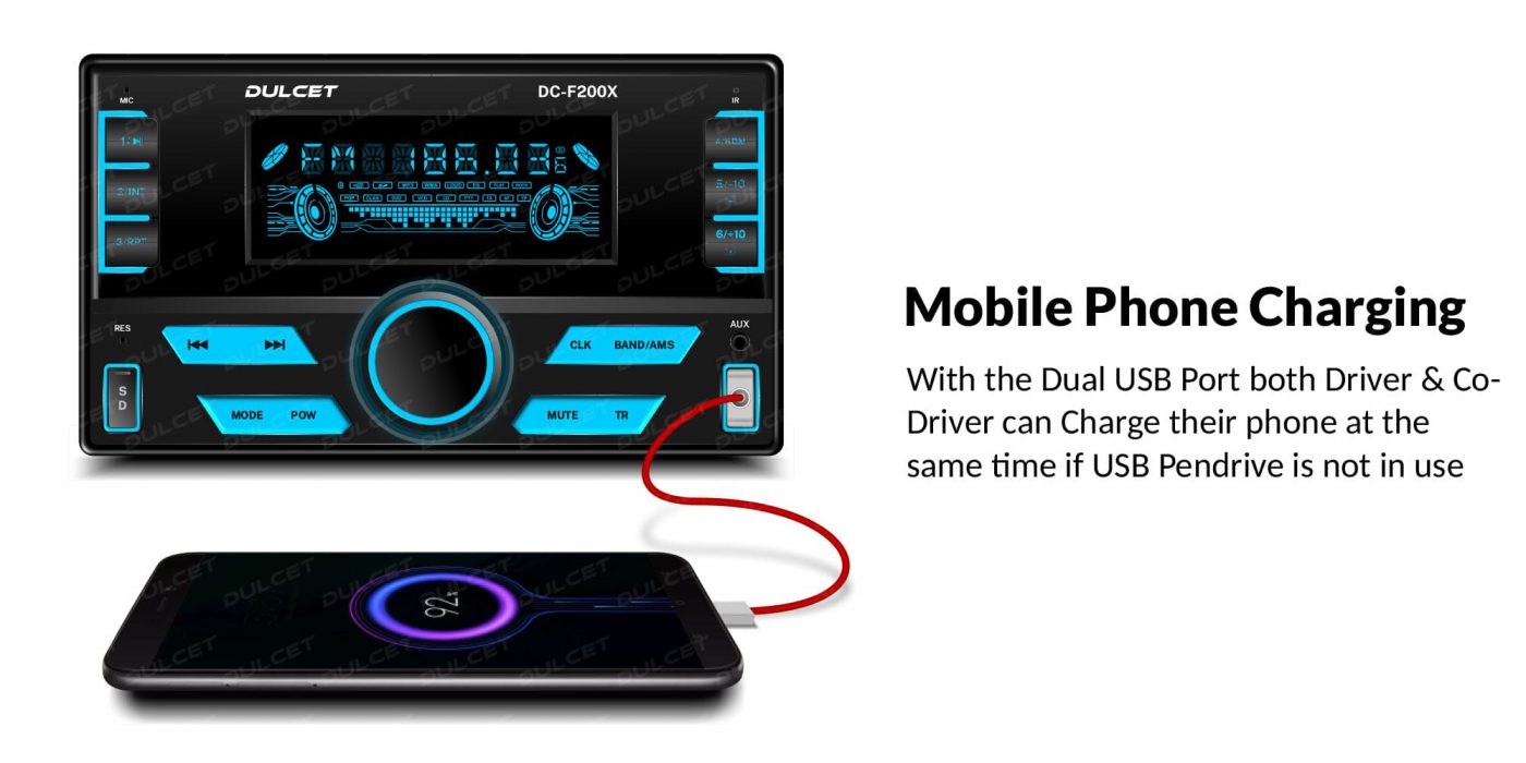 Dulcet DC-F200X with Fast Mobile Charging Image
