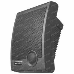 Dulcet DC-WS15X 15W 2-Way Black Indoor Wired Wall Mount Speaker with Inbuilt Tweeter & Dual Input Support for 8 Ohm & 100V Line input
