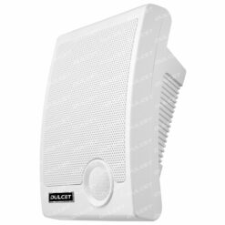 Dulcet DC-WS15X 15W 2-Way White Indoor Wired Wall Mount Speaker with Inbuilt Tweeter & Dual Input Support for 8 Ohm & 100V Line input