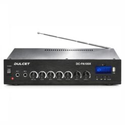 Dulcet DC-PA100X 100W High Power 2 Zone Public Address Amplifier