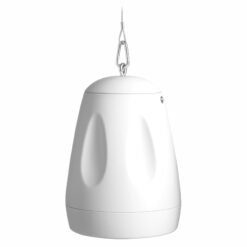 DULCET DC-PS30X 30W White Pendant Outdoor Speaker Water & Dust Resistant Wall Mount Speaker