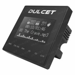 Dulcet DC-WA100X Black 4-Channel In-Wall Bluetooth Music Amplifier with USB, AUX & FM Support