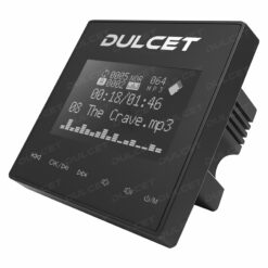 Dulcet DC-WA100X Black 4-Channel In-Wall Bluetooth Music Amplifier with USB, AUX & FM Support