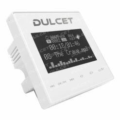 Dulcet DC-WA100X White 4-Channel In-Wall Bluetooth Music Amplifier with USB, AUX & FM Support